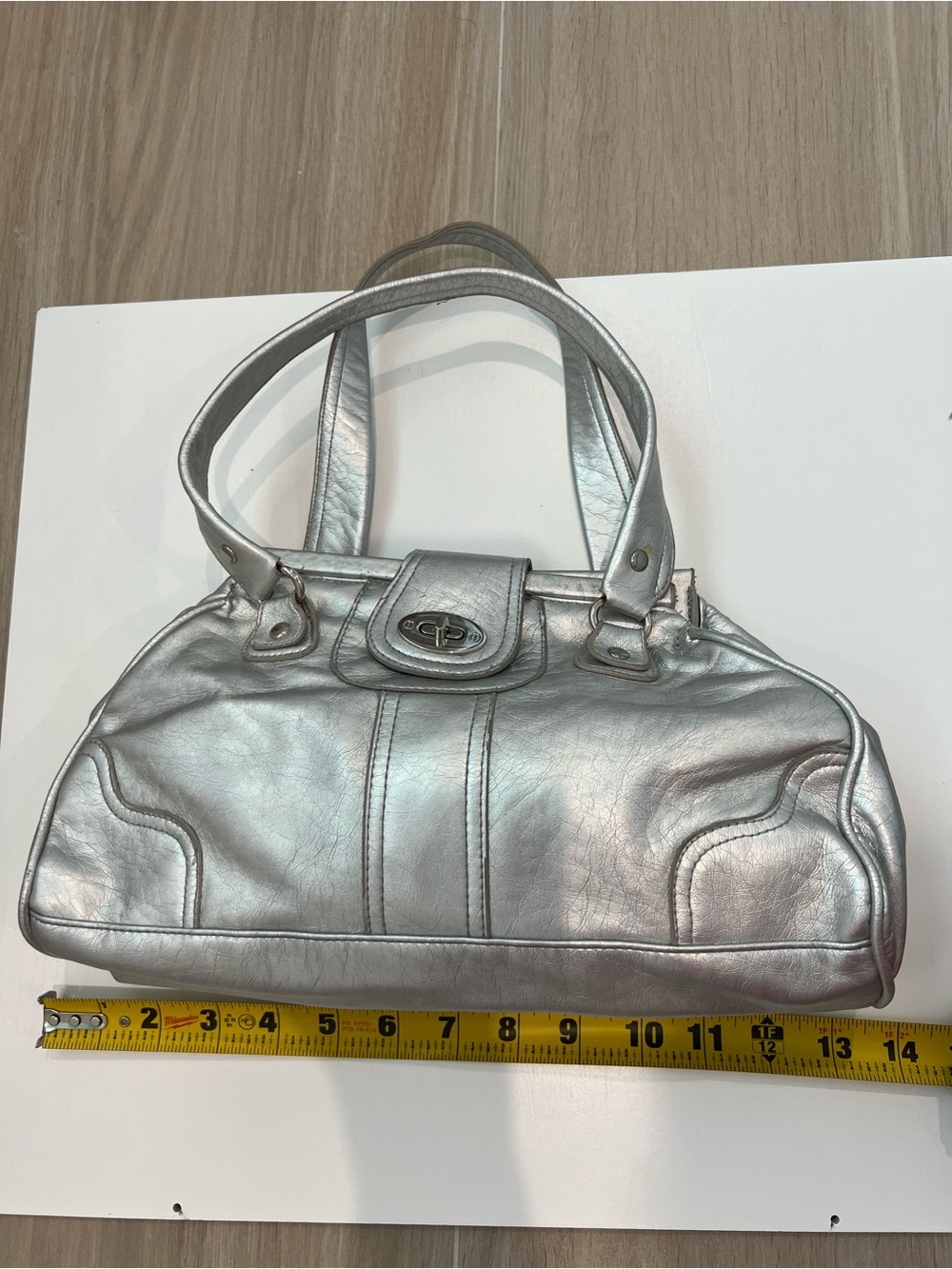 Vintage Silver Shoulder Bag